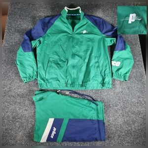 NWOT Prince Pickleball Tennis Jacket And Short Set Men's XL Green Warm Up Gear